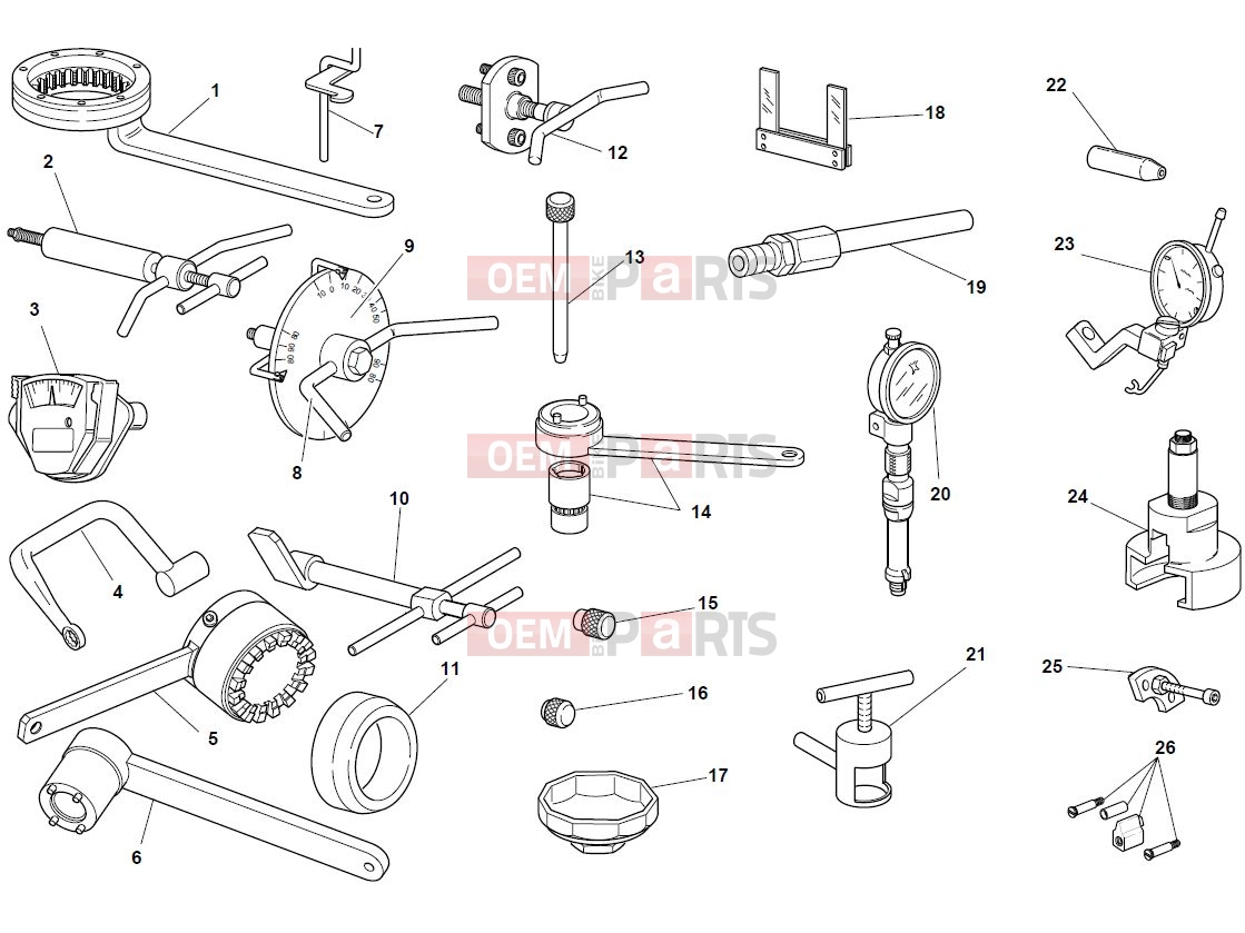 DUCATI 2000 Monster 900 WORKSHOP SPECIAL TOOLS 1