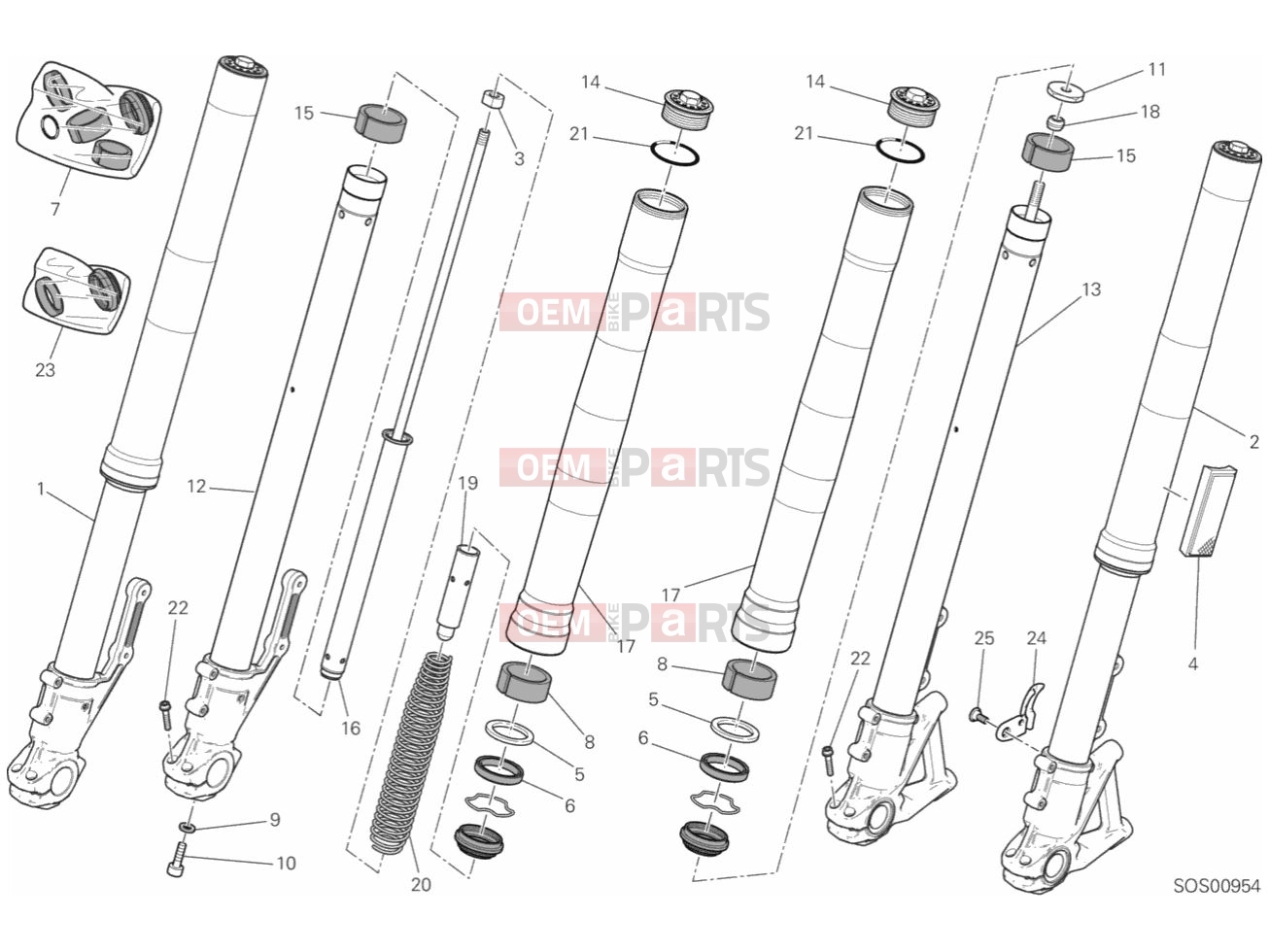DUCATI 2019 Scrambler Icon FRONT FORK