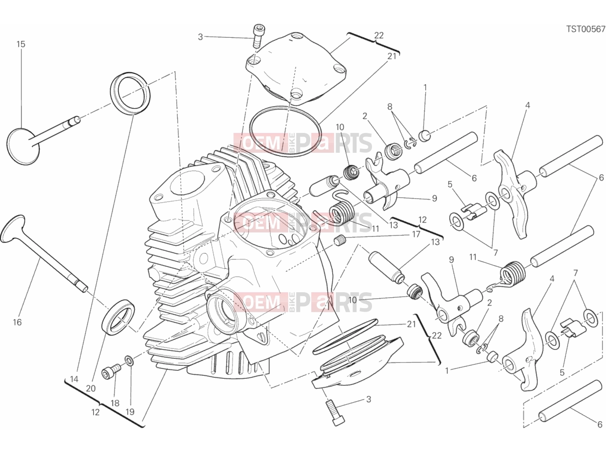 HORIZONTAL HEAD - Ducati Scrambler Sixty2 2016