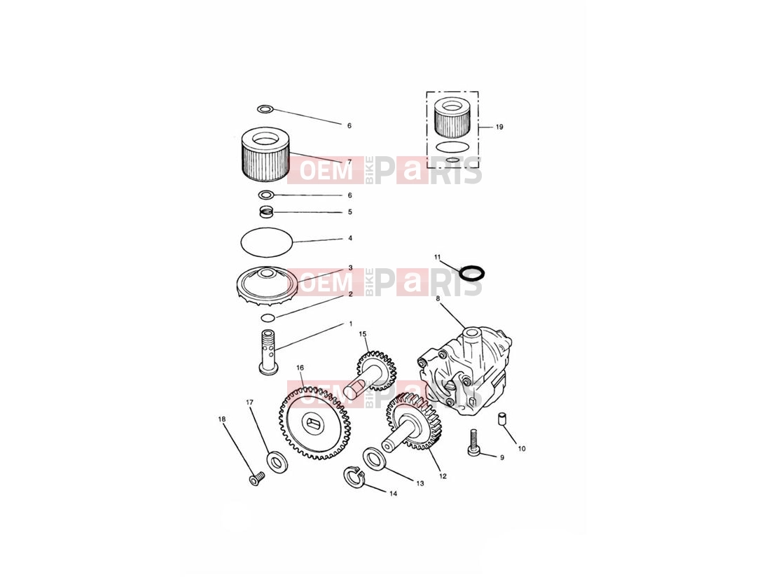 Triumph 1995 THUNDERBIRD Lubrication System