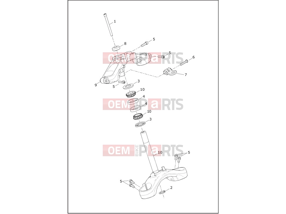 Harley-Davidson 2020 EV EV Livewire - ELW FORK BRACKETS, FRONT
