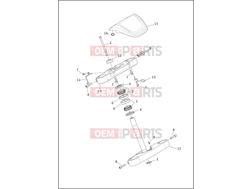 Harley-Davidson 2019 SOFTAIL SOFTAIL FAT BOB  - FXFB FORK BRACKETS, FRONT - FXLR
