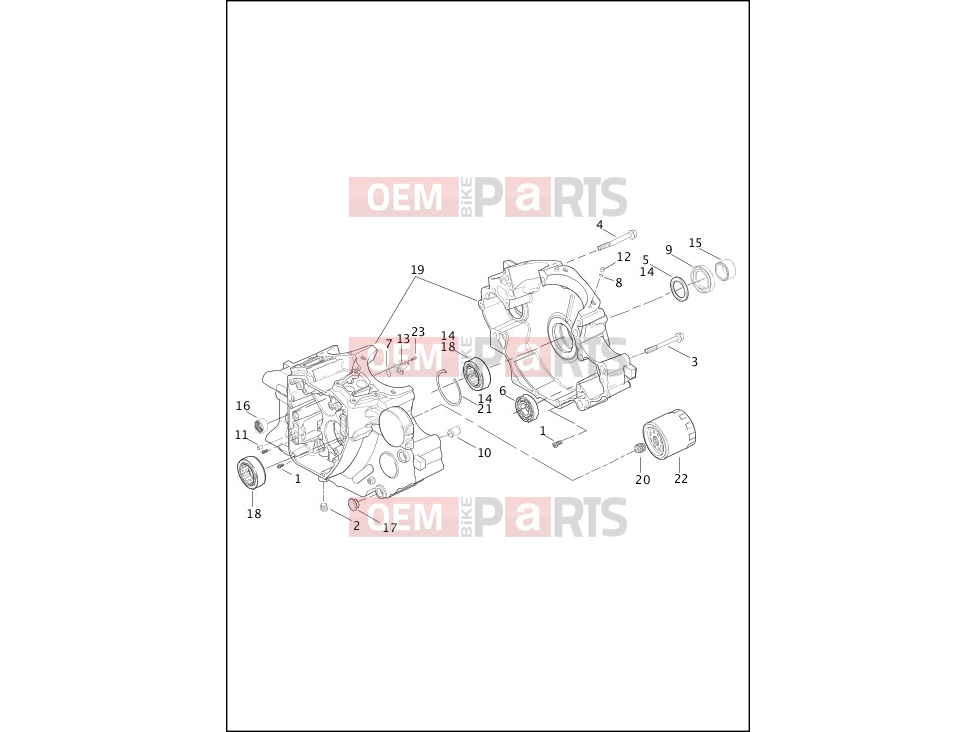 Harley-Davidson 2017 SOFTAIL SLIM  - FLS CRANKCASE AND ENGINE OIL FILTER - TWIN CAM 110â¢