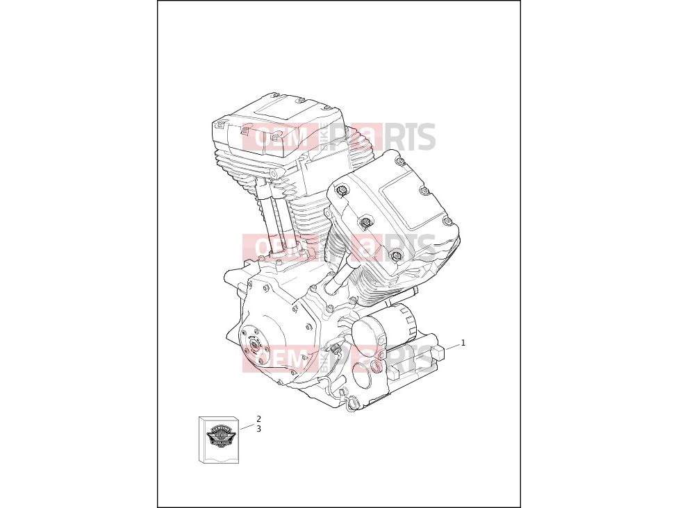 Harley-Davidson 2017 SOFTAIL SLIM  - FLS ENGINE ASSEMBLY - TWIN CAM 103â¢