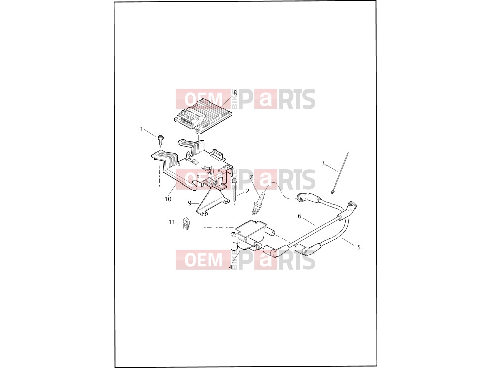 Harley-Davidson 2013 TOURING ROAD GLIDE CUSTOM  - FLTRX ELECTRONIC CONTROL MODULE (ECM) & COIL