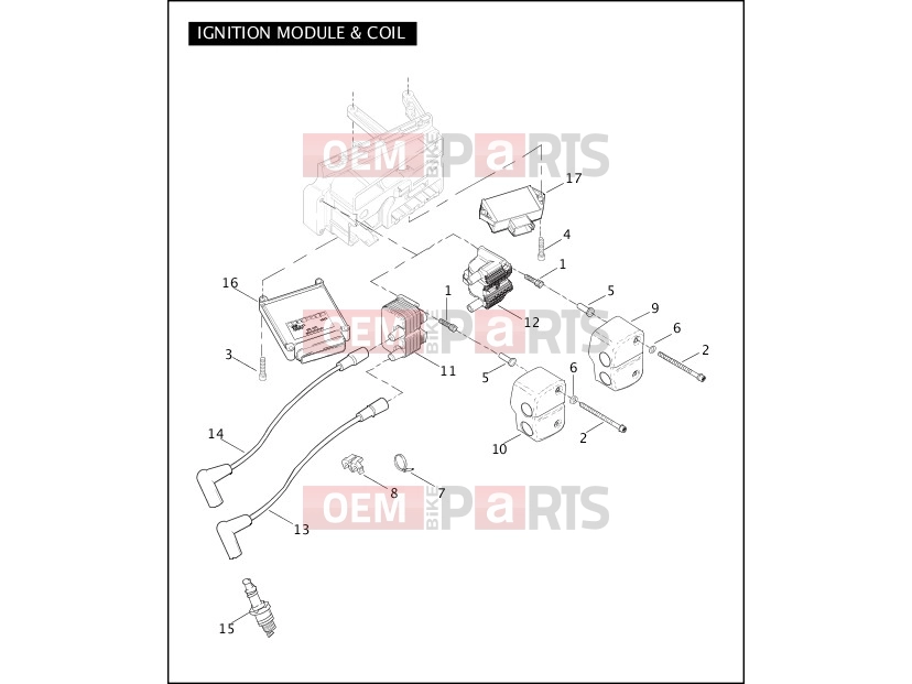 Harley-Davidson 2005 DYNA DYNA SUPER GLIDE  - FXDI IGNITION MODULE & COIL