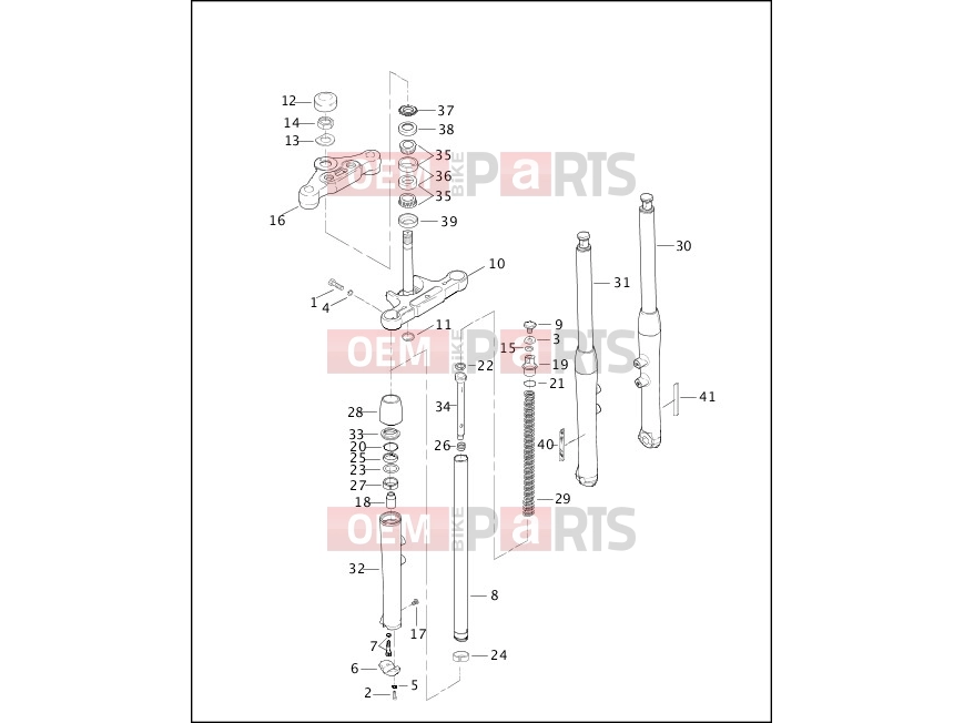 Harley-Davidson 2003 SOFTAIL SPRINGER SOFTAIL  - FXSTSI FRONT FORK - FXSTD/I