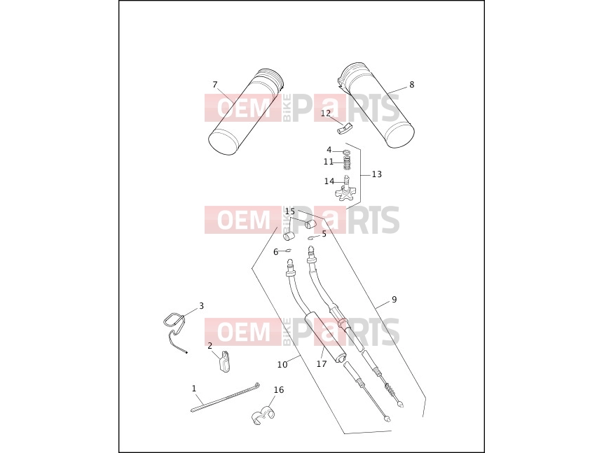 Harley-Davidson 1999 SOFTAIL NIGHT TRAIN  - FXSTB THROTTLE CONTROL