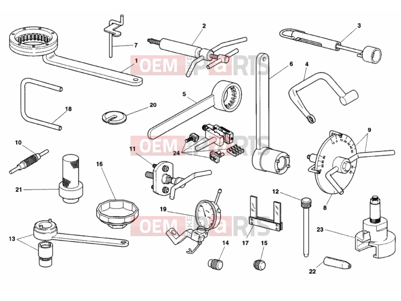 DUCATI 1998 Monster 600 WORKSHOP SERVICE TOOLS » SPECIAL TOOLS