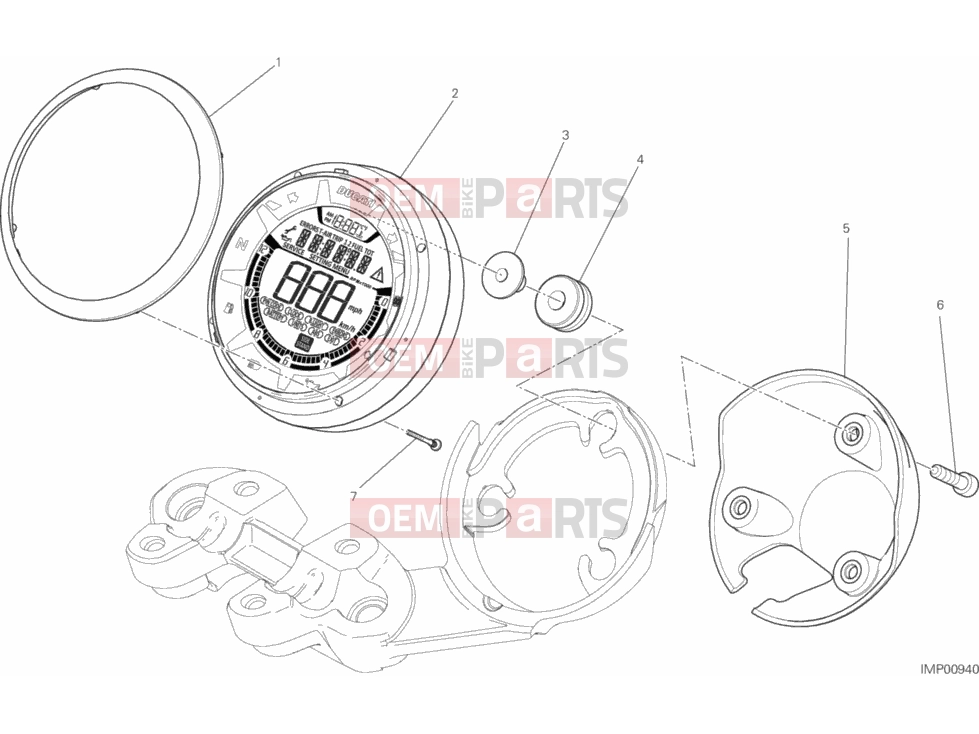 INSTRUMENT PANEL - Ducati Scrambler Icon 2017