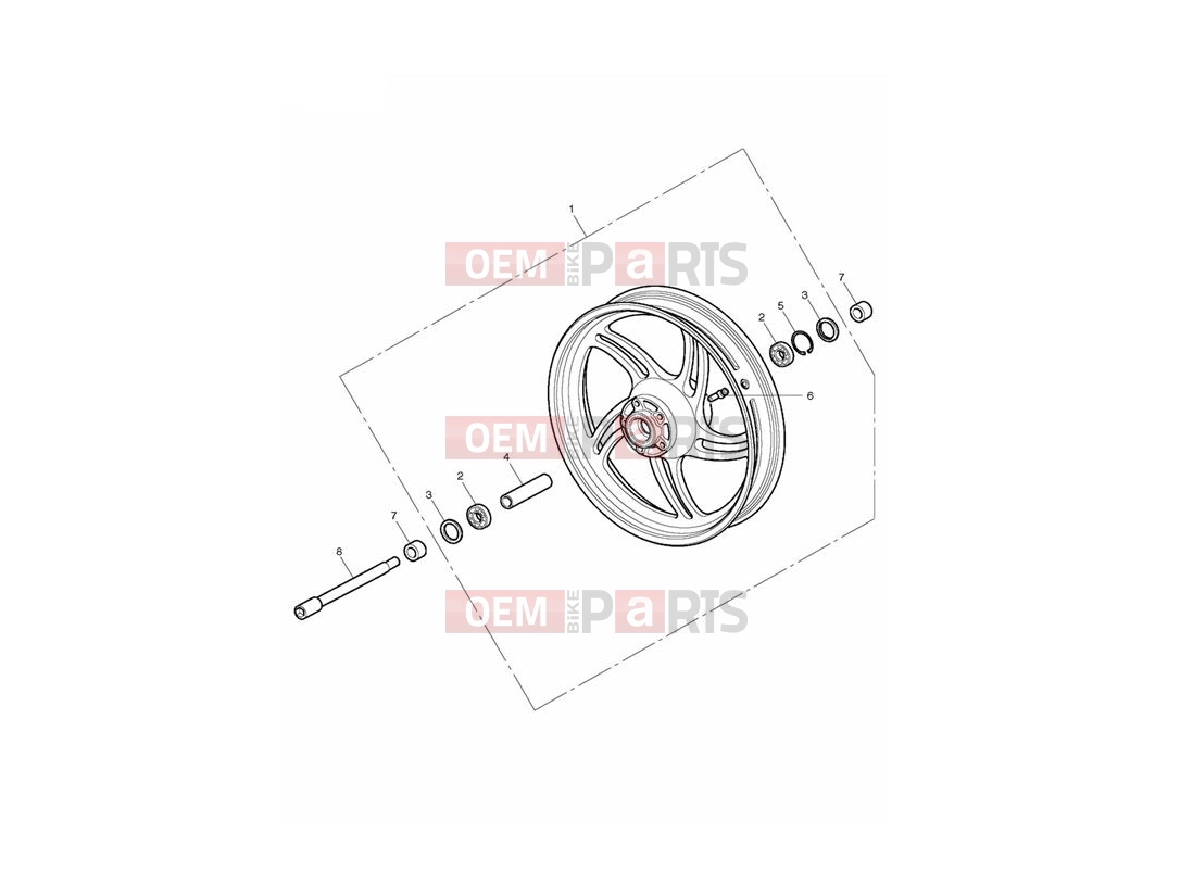 Triumph 2013 THUNDERBIRD Front Wheel