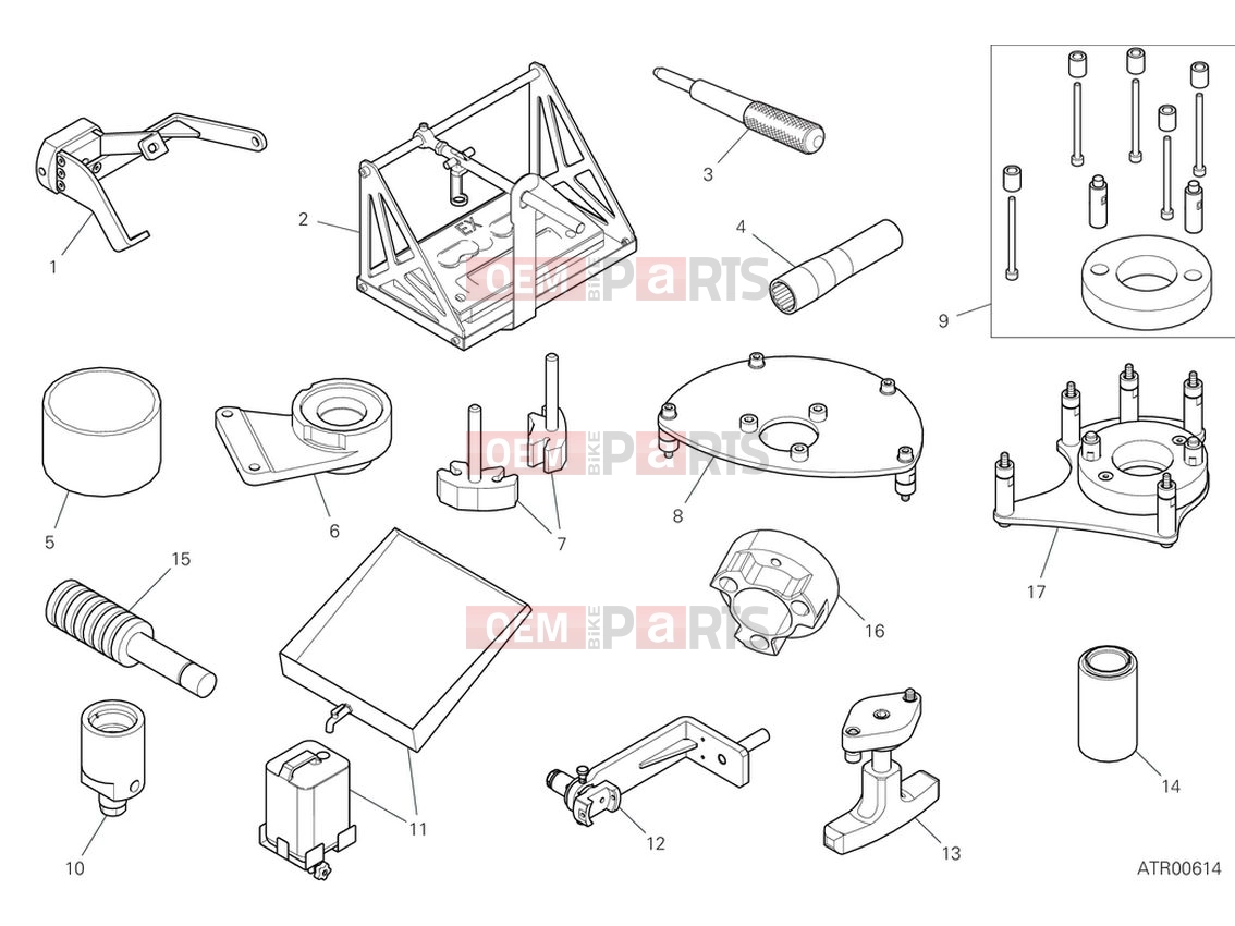 DUCATI 2024 Multistrada V4 Workshop service tools