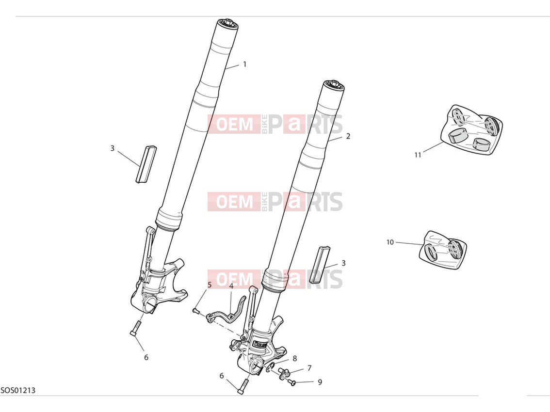 DUCATI 2024 Monster SP Front fork
