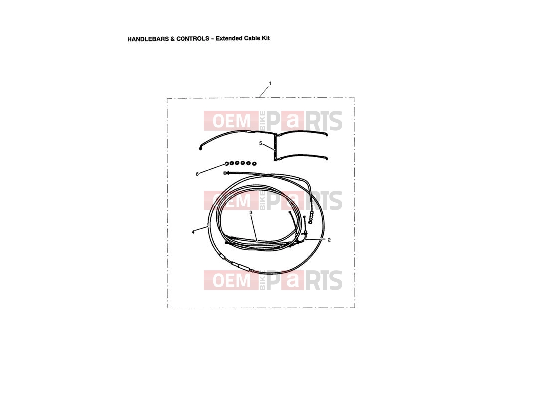 Triumph 2010 THUNDERBIRD Extended Cable Kit