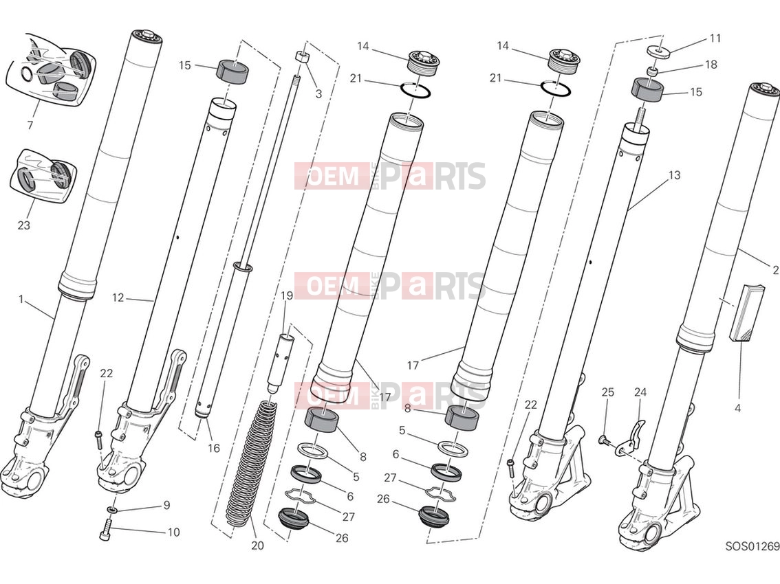 DUCATI 2024 Scrambler Icon Front fork