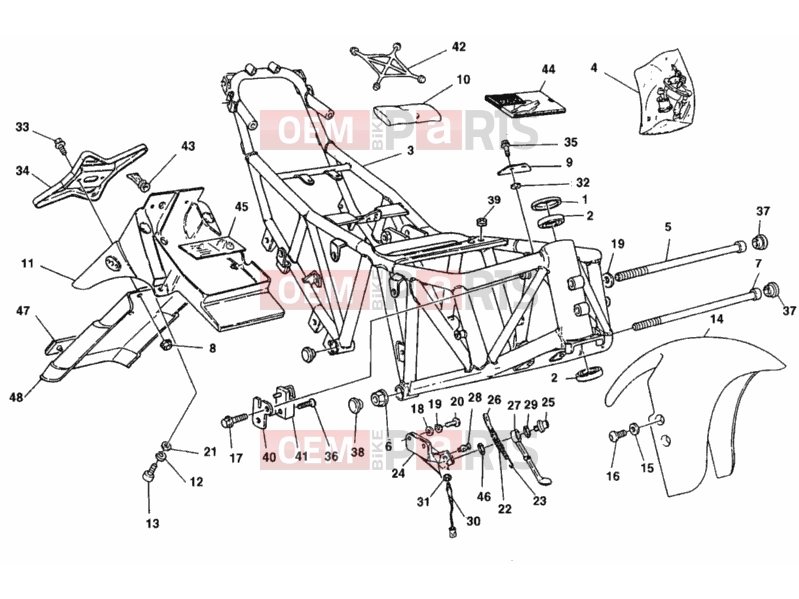 DUCATI 1998 900 SS Final Ed. FRAME » FRAME