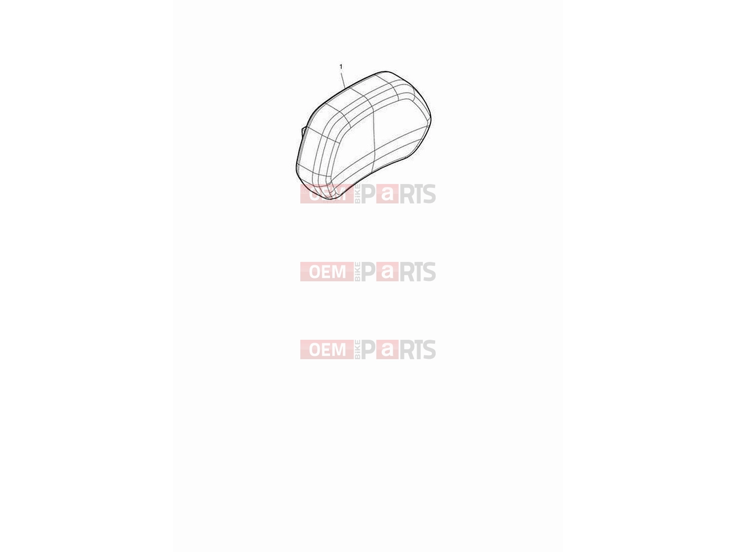 Triumph 2023 Rocket 3 R Backrest pad