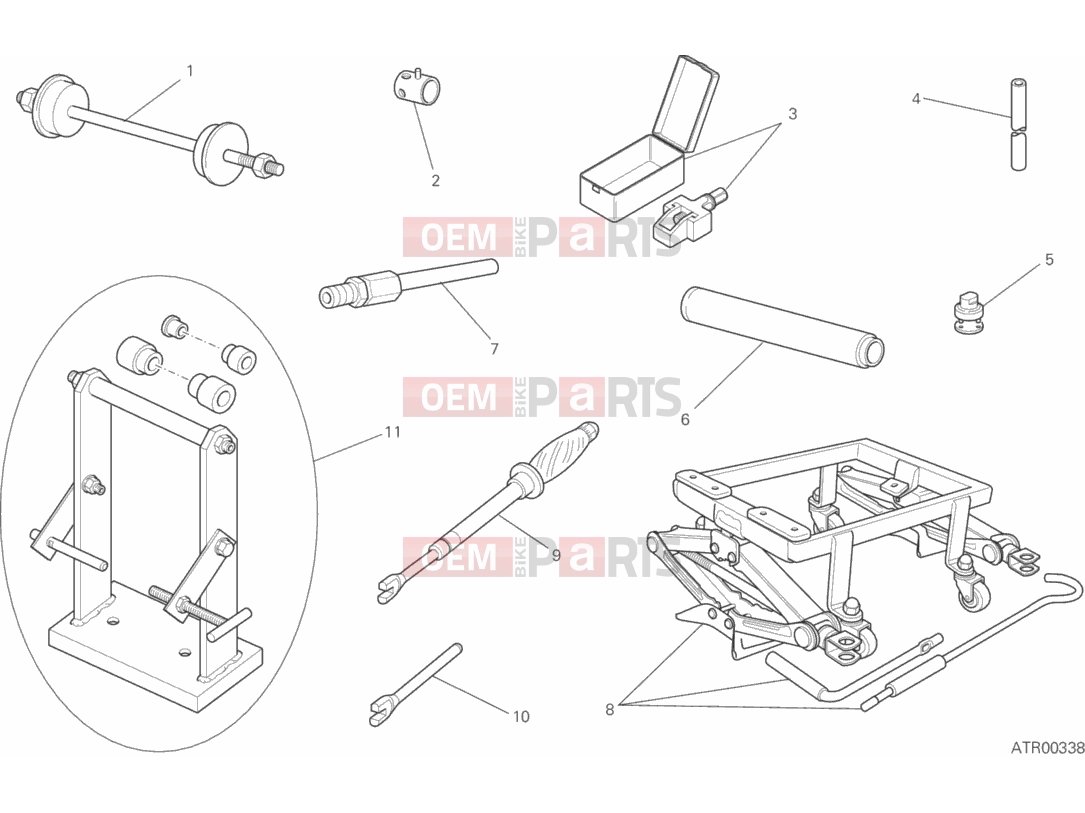 DUCATI 2016 Scrambler Classic WORKSHOP SERVICE TOOLS, FRAME