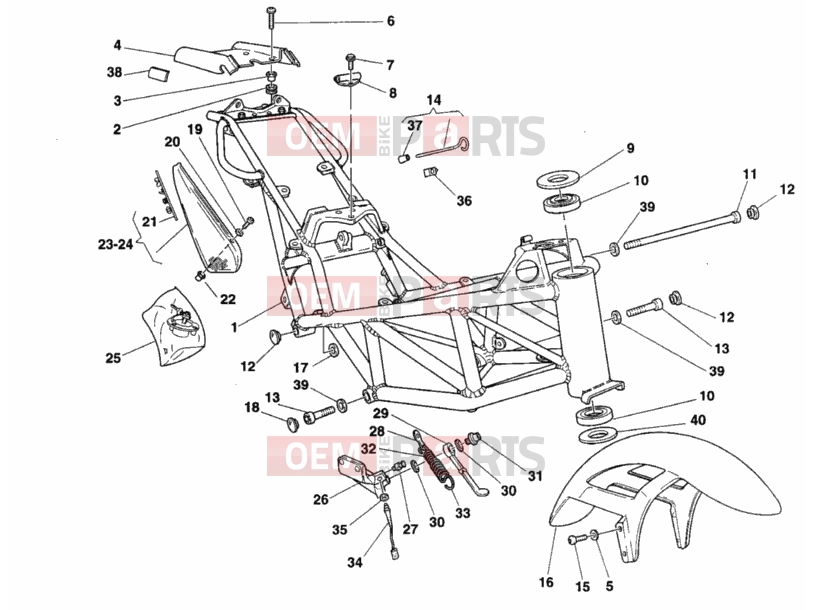 DUCATI 1996 Monster 750 FRAME » FRAME