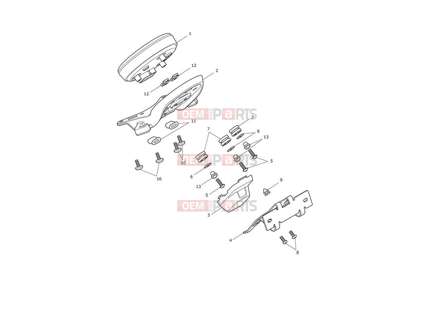 Triumph 2022 Trident 660 Instruments