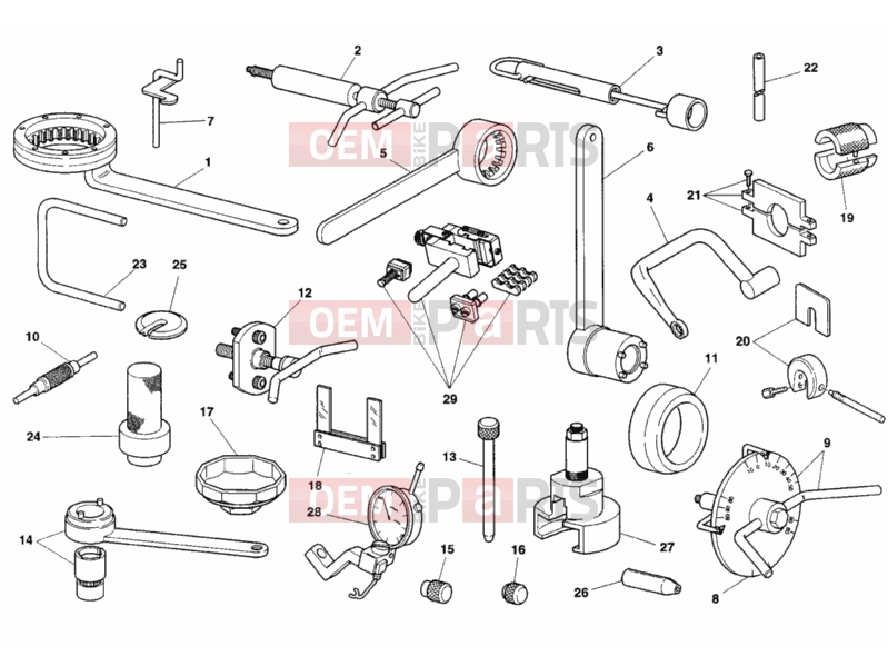 DUCATI 1994 Monster 900 WORKSHOP SERVICE TOOLS » SPECIAL TOOLS