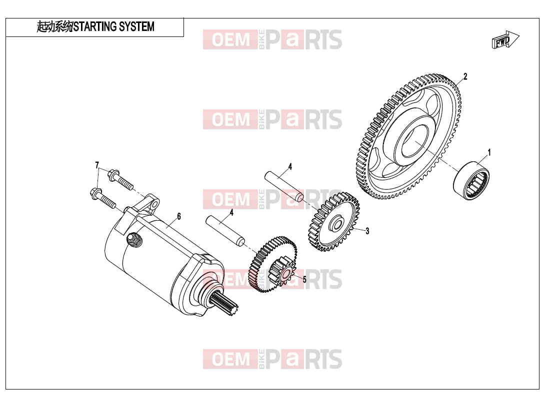STARTING SYSTEM - E09 - CFMOTO UFORCE 1000 (CF1000UTR-3) 2020