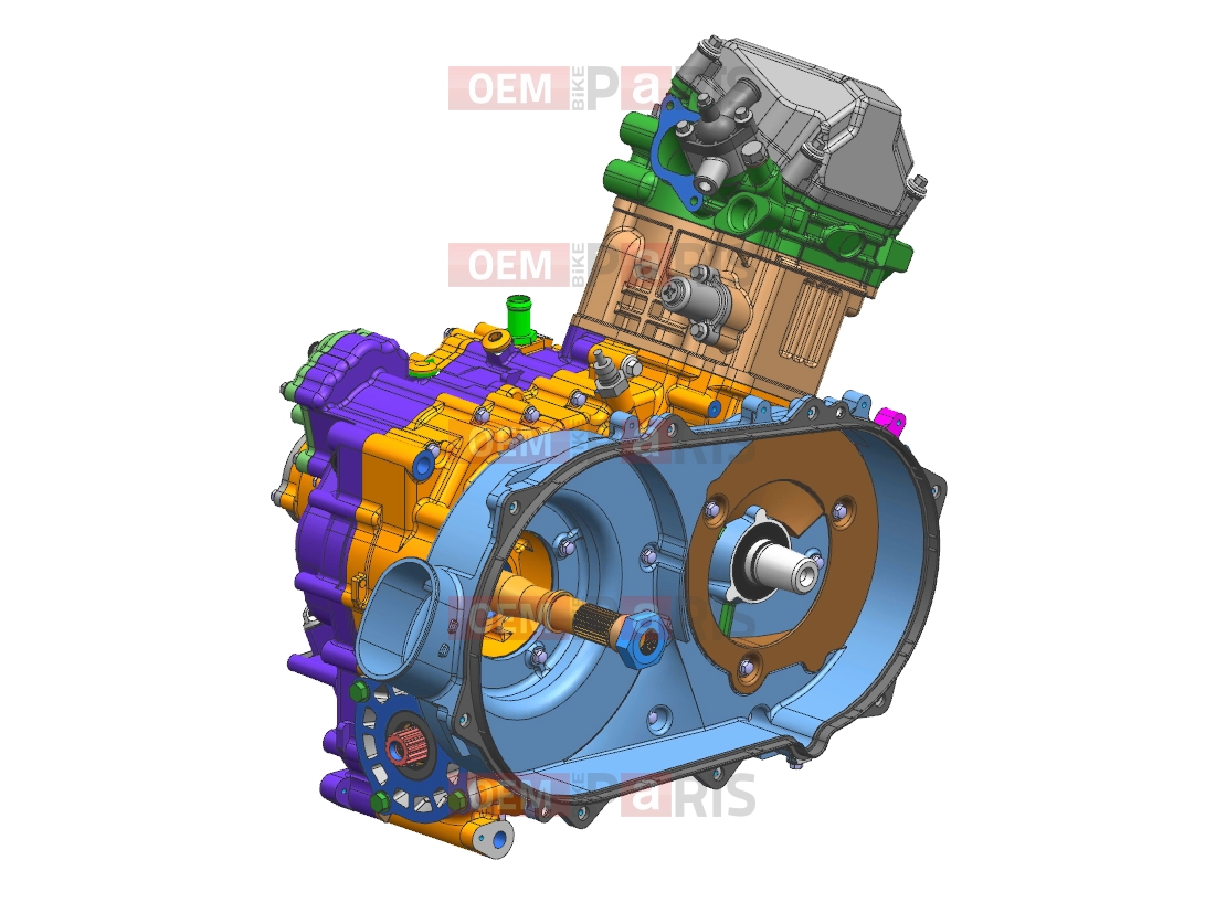 191R ENGINE - E00 - CFMOTO UFORCE 550 (CF500UU) 2018