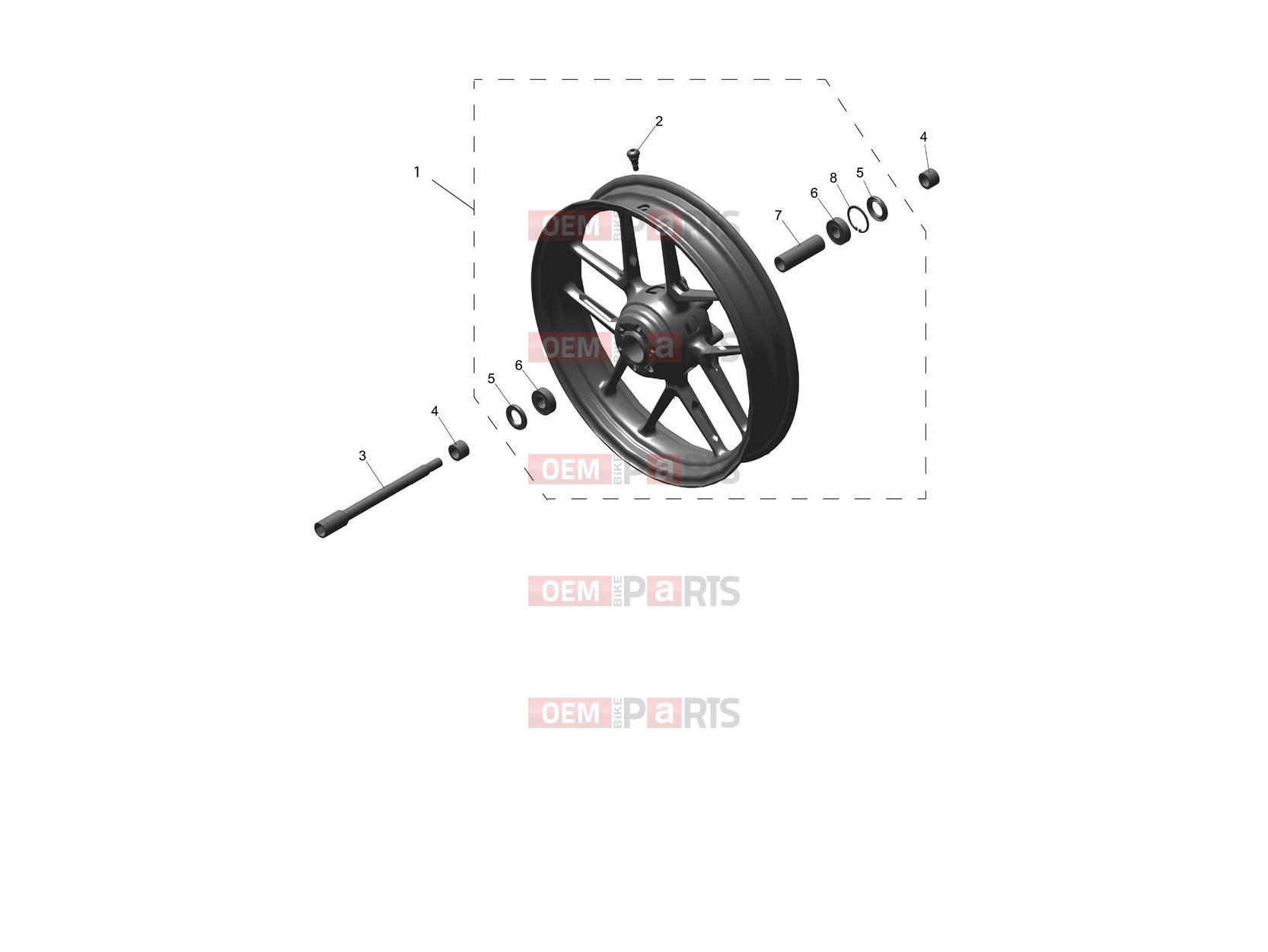 Triumph 2026 SPEED 400 Front Wheel