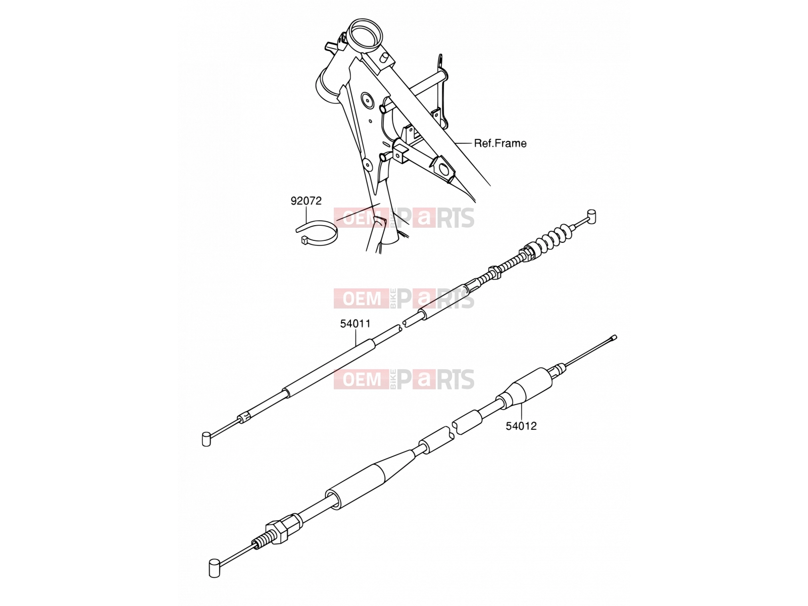 36 - CABLE - Suzuki RM65 K4 (2004) (E28)