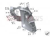 BMW Motorrad BMW 2016 C-Models C evolution (0C03) Grill cover