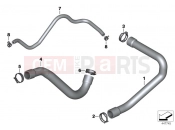 BMW Motorrad BMW 2014 S models HP4 (0D01, 0D11) Cooling system - water hoses