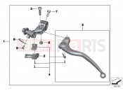 BMW Motorrad BMW 2014 S models HP4 (0D01, 0D11) Clutch control assembly