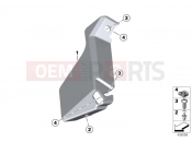 BMW Motorrad BMW 2014 S models HP4 (0D01, 0D11) Covering inner