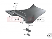 BMW Motorrad BMW 2014 S models HP4 (0D01, 0D11) Bench seat