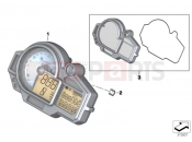 BMW Motorrad BMW 2014 S models HP4 (0D01, 0D11) Instrument cluster