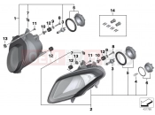 BMW Motorrad BMW 2014 S models HP4 (0D01, 0D11) Headlight