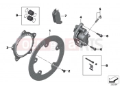 BMW Motorrad BMW 2014 C-Models C evolution (0C03) Front wheel brake