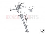 BMW Motorrad BMW 2014 C-Models C evolution (0C03) Side stand