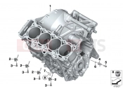 Engine housing - BMW Motorrad HP4 (0D01, 0D11) 2012