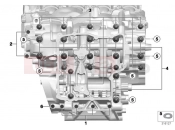 Screw connection, engine housing - BMW Motorrad HP4 (0D01, 0D11) 2012