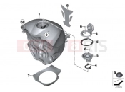 Fuel tank - BMW Motorrad HP4 (0D01, 0D11) 2012