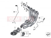 Exhaust manifold - BMW Motorrad HP4 (0D01, 0D11) 2012