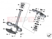 Fork bridge - BMW Motorrad HP4 (0D01, 0D11) 2012