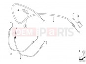 Bowden cables - BMW Motorrad HP4 (0D01, 0D11) 2012