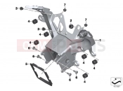 Front panel carrier - BMW Motorrad HP4 (0D01, 0D11) 2012