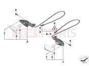 Turn signals, front - BMW Motorrad HP4 (0D01, 0D11) 2012