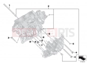 Engine housing mounting parts - BMW Motorrad C 600 Sport (0131, 0132) 2012