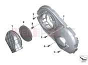 Cover for CVT - BMW Motorrad C 600 Sport (0131, 0132) 2012