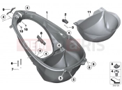 Luggage compartment floor - BMW Motorrad C 600 Sport (0131, 0132) 2012