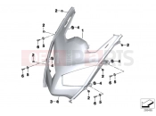 Headlight bracket - BMW Motorrad C 600 Sport (0131, 0132) 2012